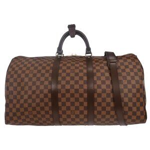 Louis Vuitton Damier Keepall Bandouliere 55 Duffle Bag N41414 MB0076 125968